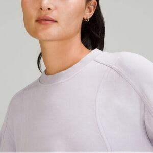 Lululemon Softstreme Ribbed Hem Pullover Sweater Faint Lavender Women's Size 6